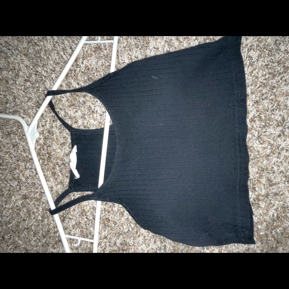 black tank top